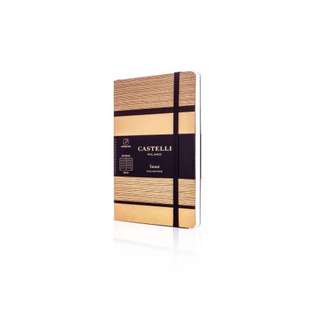 Tatami Pocket Ruled Notebook - Beige Cappuccino