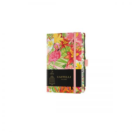 Eden Pocket Ruled Notebook - Flamingo